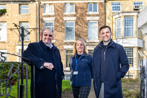 Rod Brasington (Prosper), Paula Aungiers (Asset and Sustainability Manager at North Star) and Josh Hodgson (Zenith Mechanical Services)